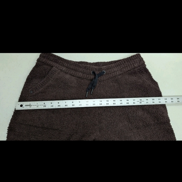 Natori Akio Cheniile Jogger Pants Mens L Brown Cozy Lounge Cabincore #1111 - Picture 7 of 11